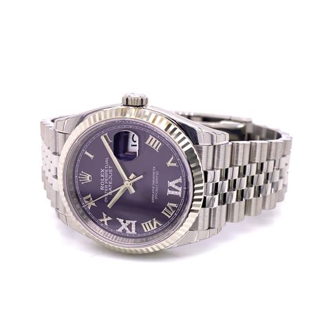 rolex watch purple dial|rolex datejust 126234.